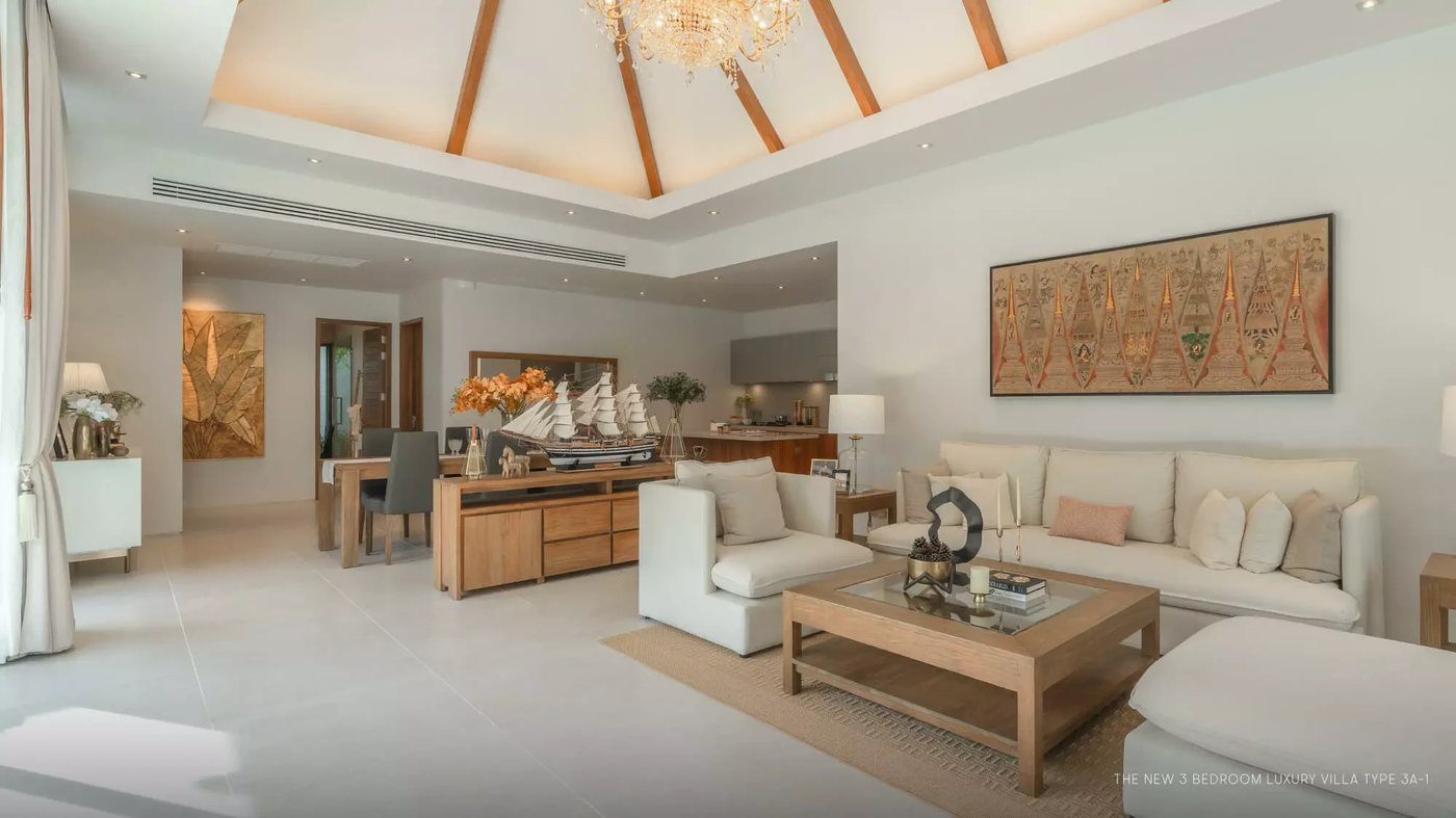 Anchan Indigo — villa living room interior